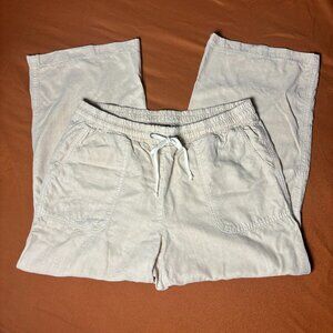 More & More Capri with Drawstring Waist Neutral Beige Large Size 42 26in